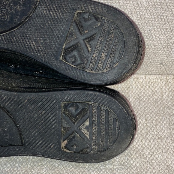 Converse all star men’s 6 /women’s 8 black Canvas Sneakers / running shoes - Picture 7 of 12